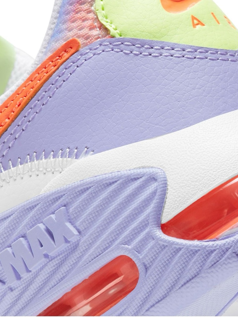 Nike Air Max Excee Comfort Sneakers Tie-Dye Purple Pulse Air Max 90 Inspired - Picture 6 of 9
